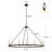 Witkin 15 - Light Dimmable Wagon Wheel Chandelier Black and Gold Chandelier for Living Room Foyer, Great Room, & Entryway Chandeliers