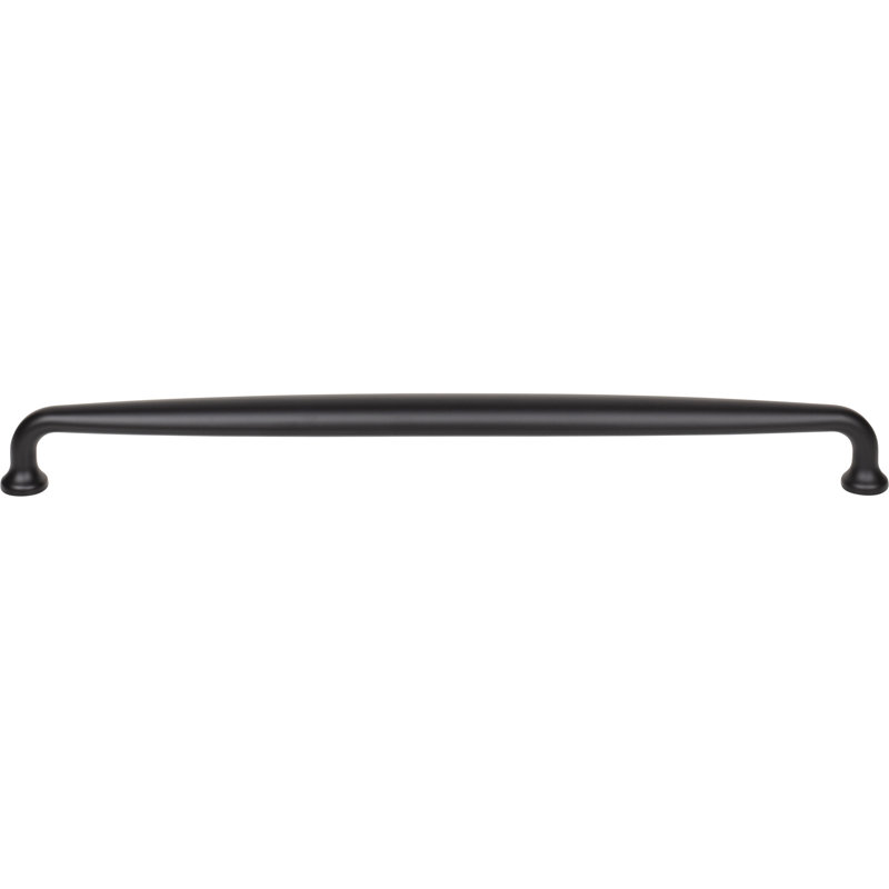 Charlotte 12" Center to Center Pull, Flat Black