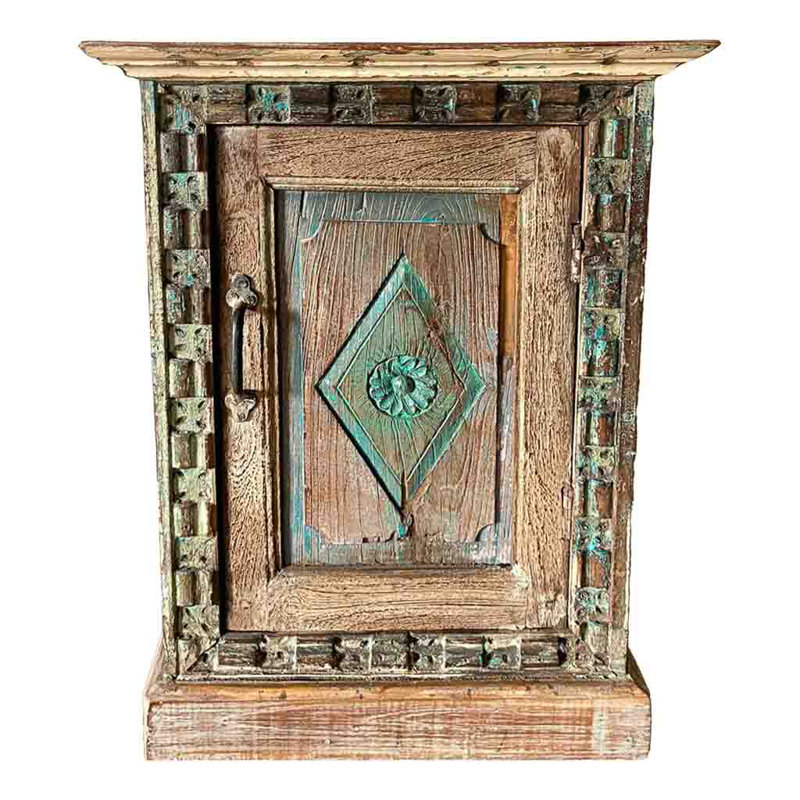 Ahkari 46cm W Solid Wood Bedside Table