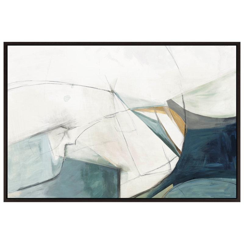 Fusion I, Cadre blanc, 33.5" H x 49.5" W