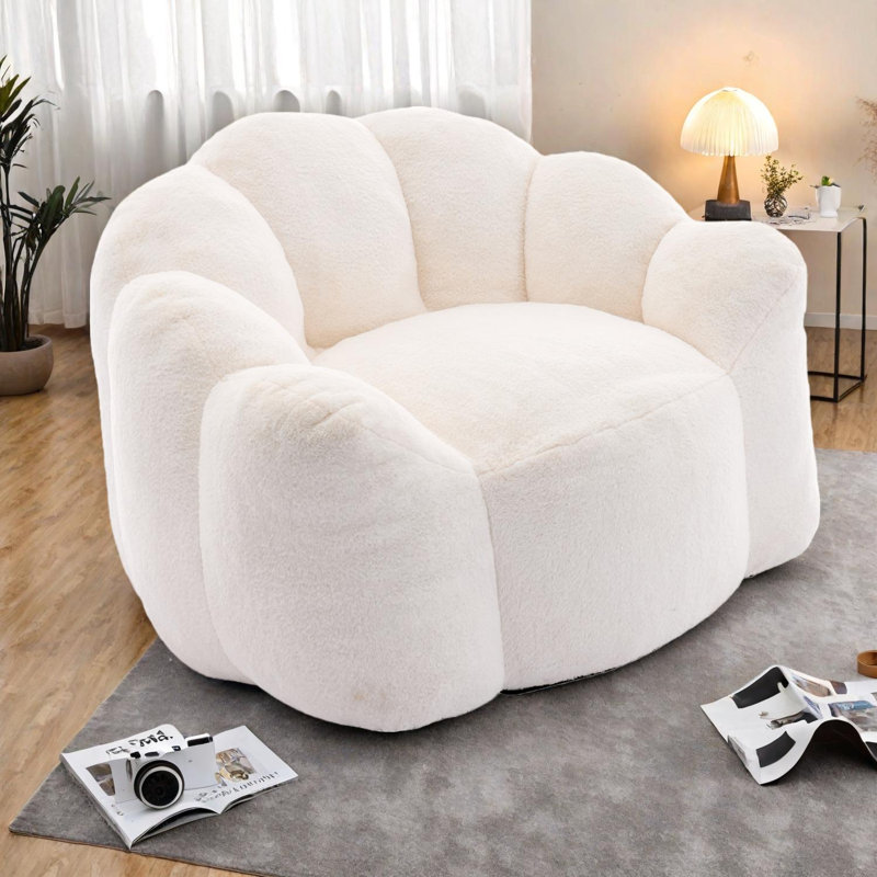 Canapé à compression pour adulte avec anneau de traction, Beige