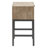 Tommy Hilfiger Hayworth Side Table, Mirrored Storage Drawer with Wood Overlay, Wooden Frame, Metal Base, Ideal for Small Spaces, EndTable, BedsideTable, Nightstand for Living Room or Bedroom, Ash Gray
