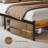 Full Size Bed Frame- Heavy Duty Mattress Foundation With Headboard, Steel Slats Support (No Box Spring Needed)-1401728785