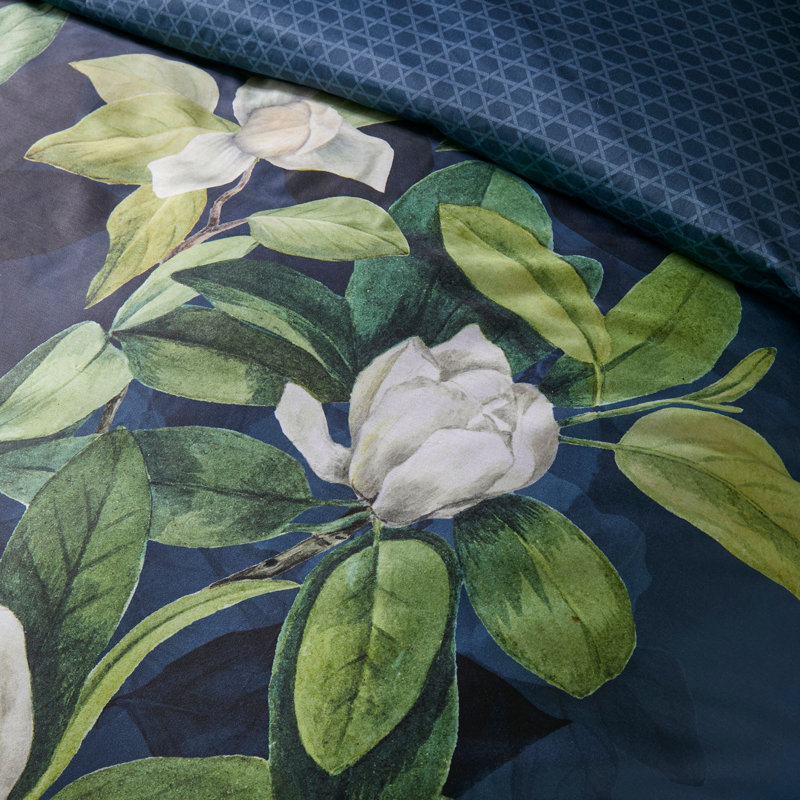 Alaya Cotton Floral Duvet Cover Set with Pillowcases, King Duvet Cover + 2 Standard Pillowcases