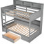 Lit superposé pour jumeaux avec espace de rangement supplémentaire - Assemblage et tablettes faciles à assembler