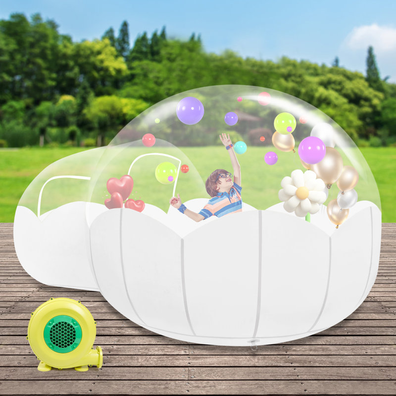 DENFER 173.16'' W x 94.44'' D Outdoor Polyvinyl Chloride (PVC) Pop-Up Play Tent