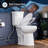 Elongated 20.7" Chair Height Two-Piece Toilet, 1.28 GPF Single Flush, Soft-Close Seat, MaP 1000g