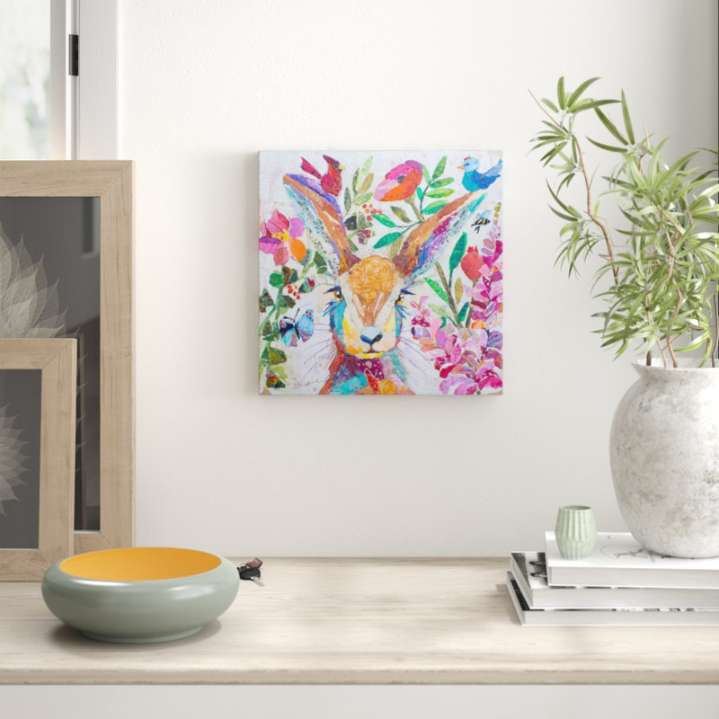 Elizabeth St. Hilaire - Wrapped Canvas Painting, 45cm H x 45cm W x 3.81cm D