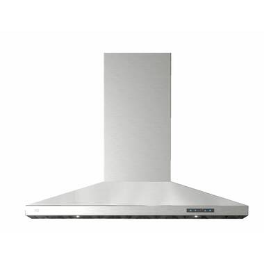 XO Appliance 30 600 Cubic Feet Per Minute Convertible Under Cabinet Range  Hood with Baffle Filter and Light Included