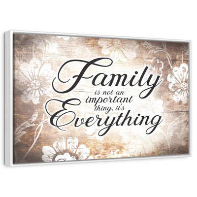 «Family Is Everything Love», citation