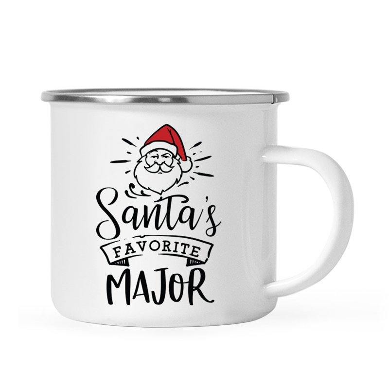 Tasse de camping militaire Yunus Santa's Favorite, Major