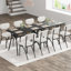 Ensemble de table de salle à manger Marble-Look rectangulaire avec 4 chaises rembourrées Boucle - Ensemble repas pour petits appartements-1633945830-1633945831