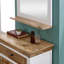 Charton Solid Wood Rectangle Wall Mirror