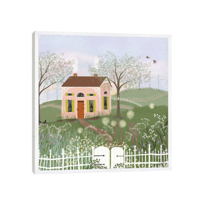 Path To Spring by Joy Laforme - Painting on Canvas