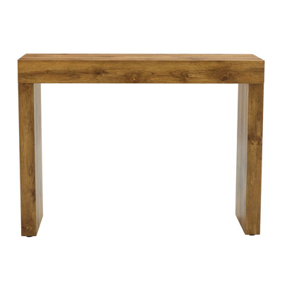 50 - Inch Bar Table With Natural Wood Grain Texture, Two Drawers, Stable Structure, Quick Assembly Inches Long Grain, Smooth Opening Leg Design