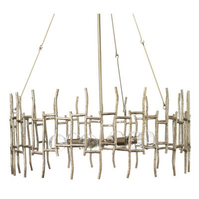Light Steel Sea Coral Korhonen Chandelier