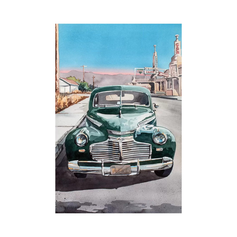 Route 66 by Bill Drysdale - Wrapped Canvas Print, 101.6 cm H x 66.04 cm W x 3.175 cm D