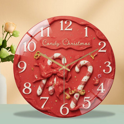 Horloge murale en verre 12 po