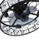 Arenijus 18" Caged Crystal Ceiling Fan with Remote Control and Light Kit Included