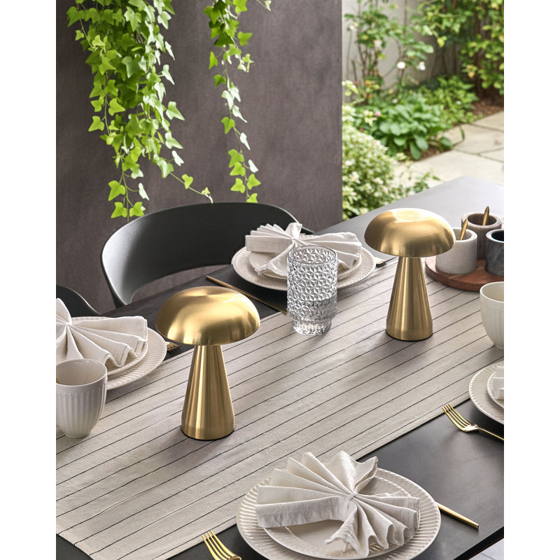 Iron Table Lamp, Gold