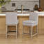 Tabouret de comptoir rembourré Bethea-120676306-124074304