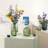 Villeroy & Boch Fleur Olive Vase, 11 in. Dishwasher Safe, Mouth-Blown and Handmade Glass Vase-111615193-134821950