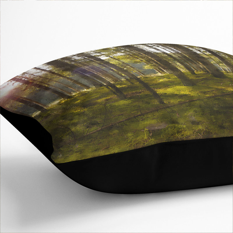 Square Cushion, 55cm H x 55cm W x 20cm D, Black
