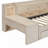 Versatile Upholstered Daybed with Multiple Storage Options and Side Table-1865379412