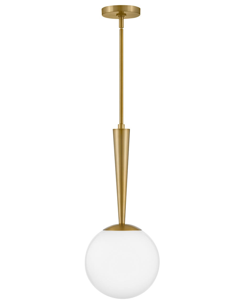 Cheri Pendant Light, Lacquered Brass