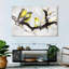 Canaris sur une branche sur toile-1735441230