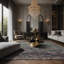 Tapis gris soyeux et moelleux-100906210
