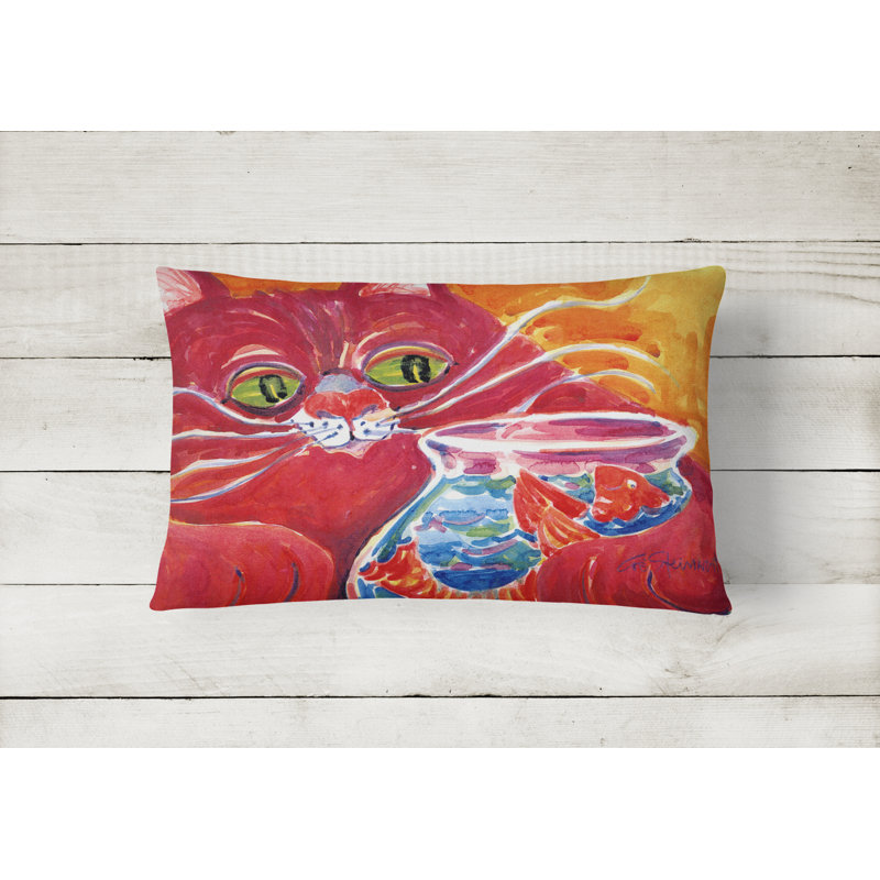 Outdoor Reversible Throw Pillow