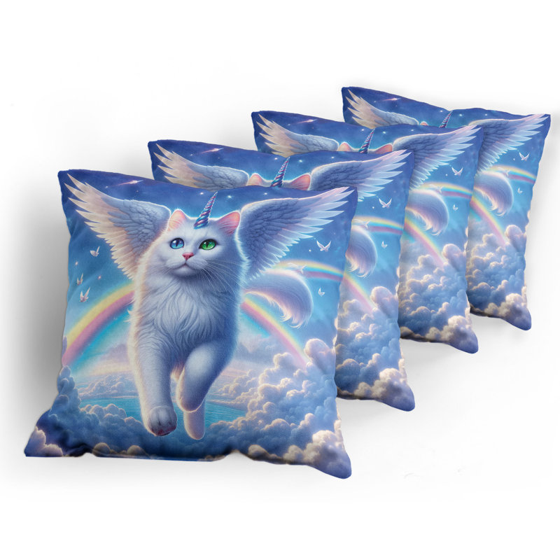 Fabric Reversible Throw Pillow, 20"H x 20"W