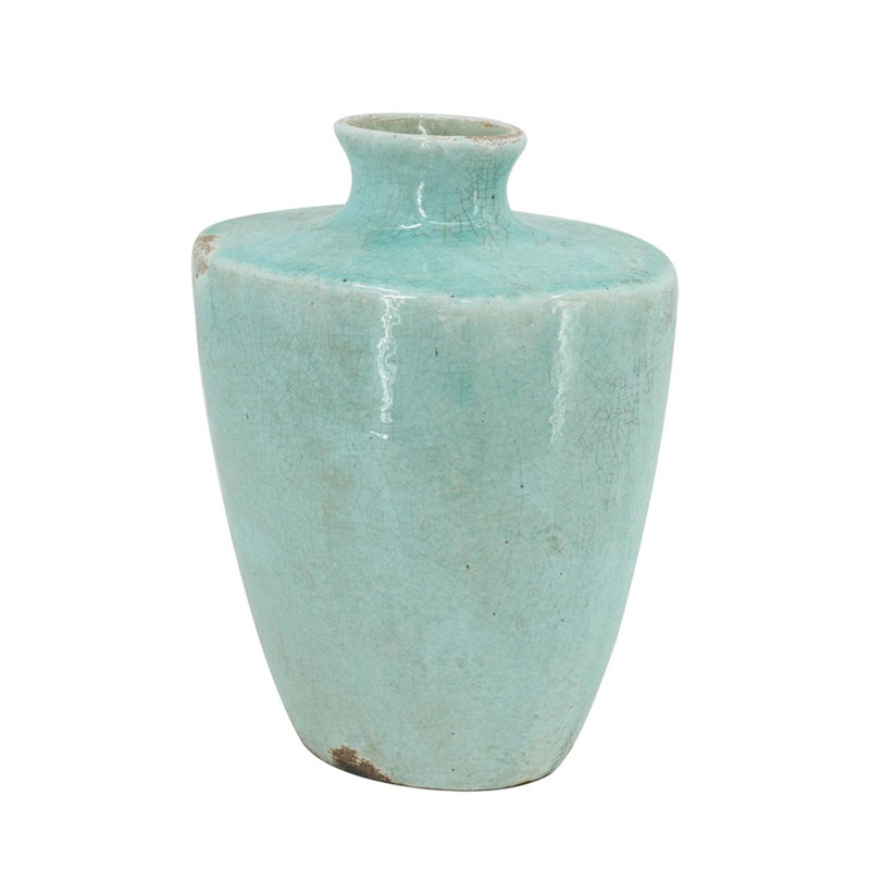9x7x12" Uriah Terracotta Table Vase, 11.6"