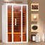 Sauna infrarouge FAR pour 2 personnes compatible avec un meuble-lavabo-99715306