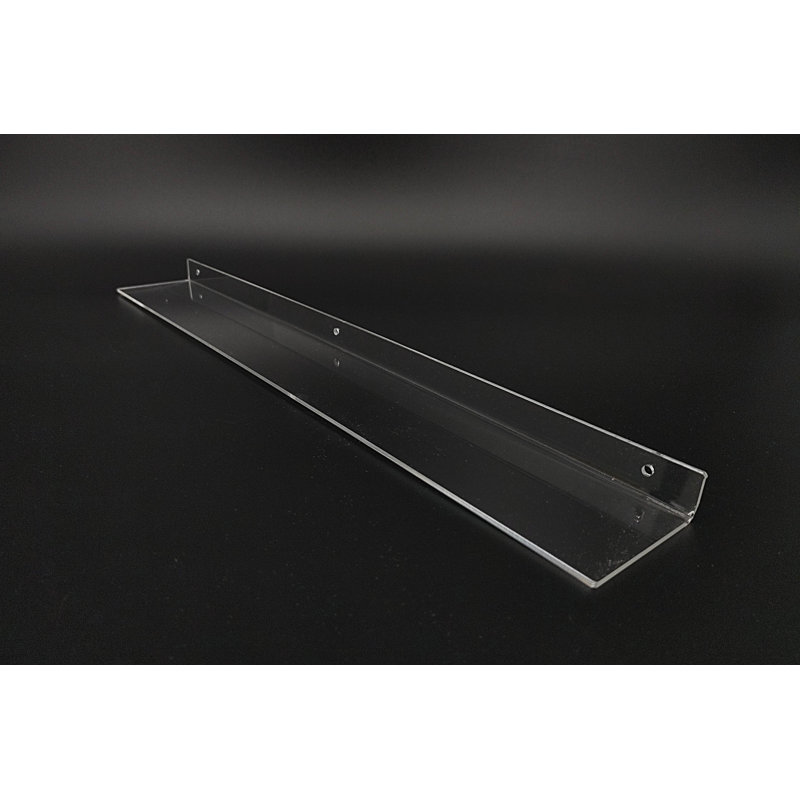 Rebrilliant® 22 X 3" Clear Floating Shelf Wall Mount Shelf Lip Stopper Shelf Guard Divider Plexiglass Edge Protection 1FDD0301053B40A99C173D39169A3814