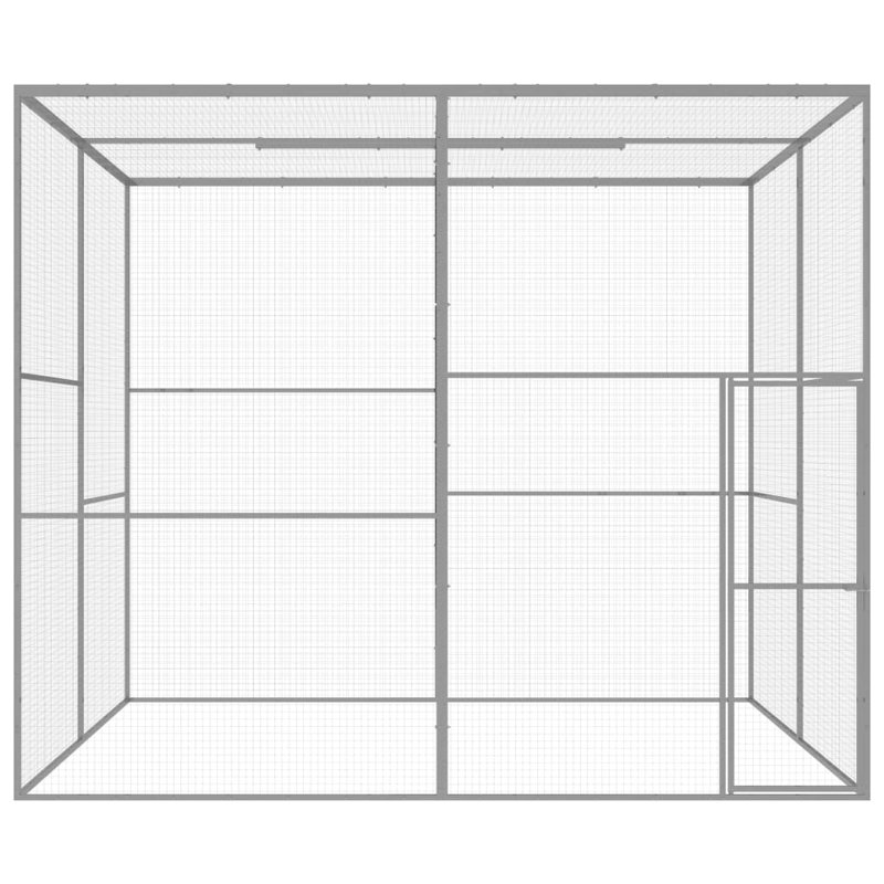 Minster 250cm H Galvanised Steel Kennel With Door