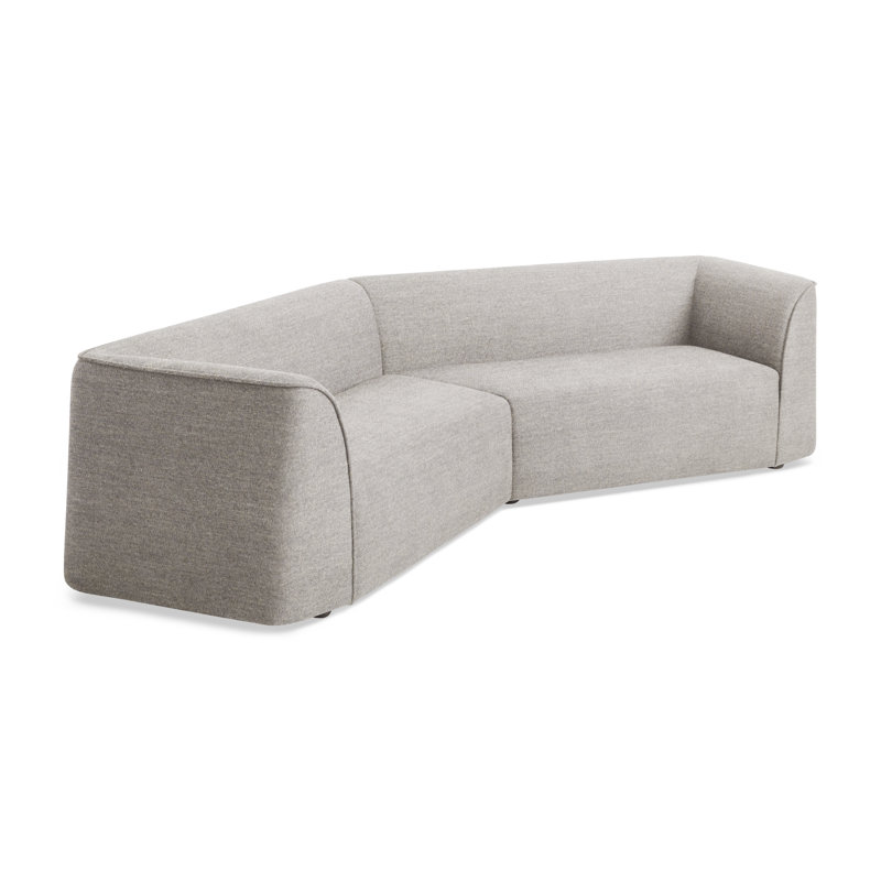 Thataway Sectional, 29" H x 126" W x 53" D, Tofte Navy Polyester Blend