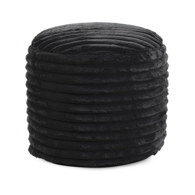 Pouf Campblin haut Shar Pei blanc