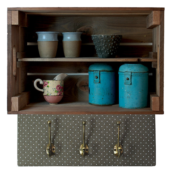 Cavallo 2 Piece Solid Wood Accent Shelf