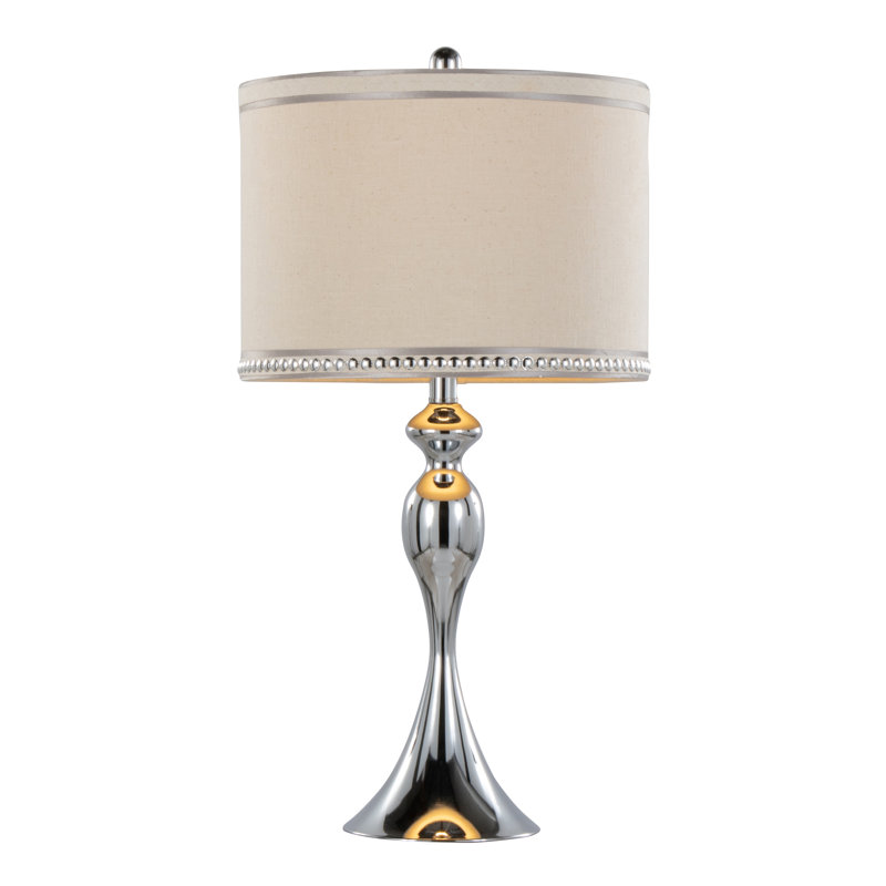 Lampe de table 27,25 po - Métal - Argent