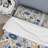 Blue Meadow Flowers Pattern Box Stitch Floral Duvet Cover-306552489