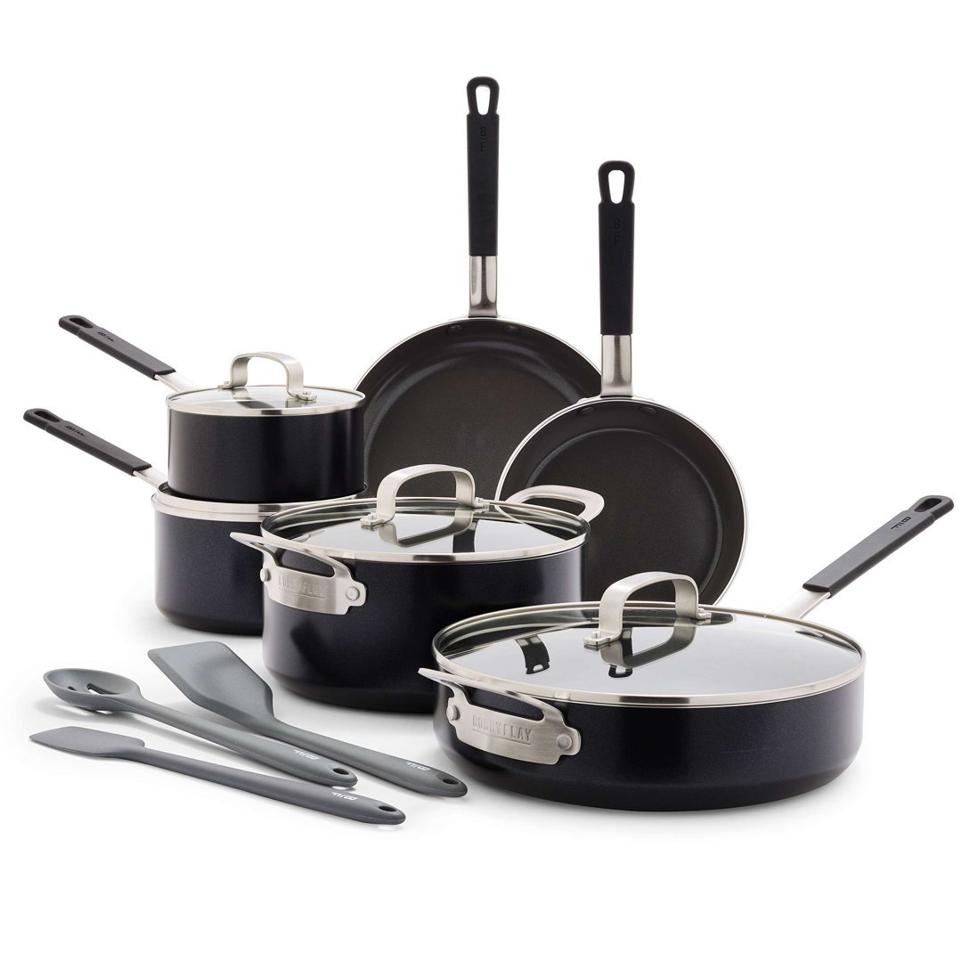 Bobby Flay by GreenPan Professional Grade Ceramic Nonstick 13-Piece Cookware Set (Set of 13) GreenPan
