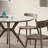 Cream Style Round Dining Table-108430685