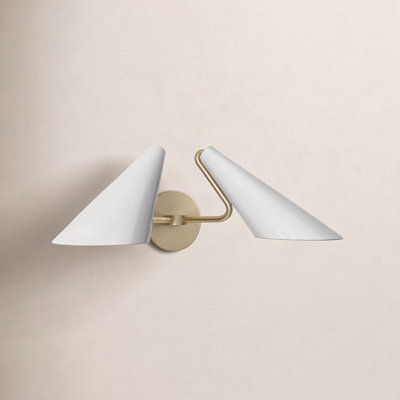 Ryshon 2 Light Dimmable Armed Sconce