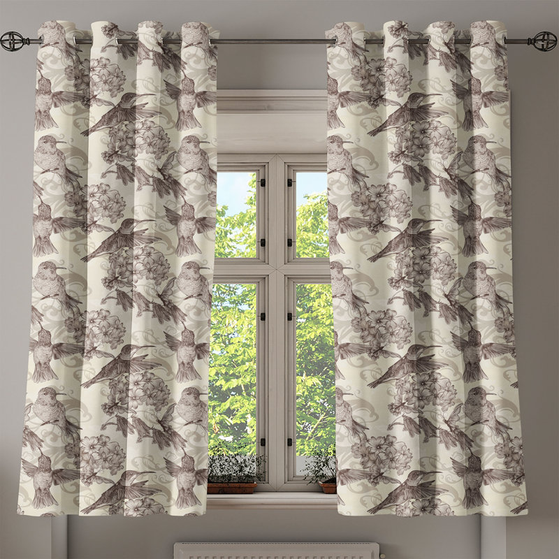 Sateen Blackout Curtain Pair, 50" W x 84" L