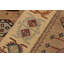 Tapis bleu / ivoire en laine 8 pi x 9 pi 10 po Lovorko