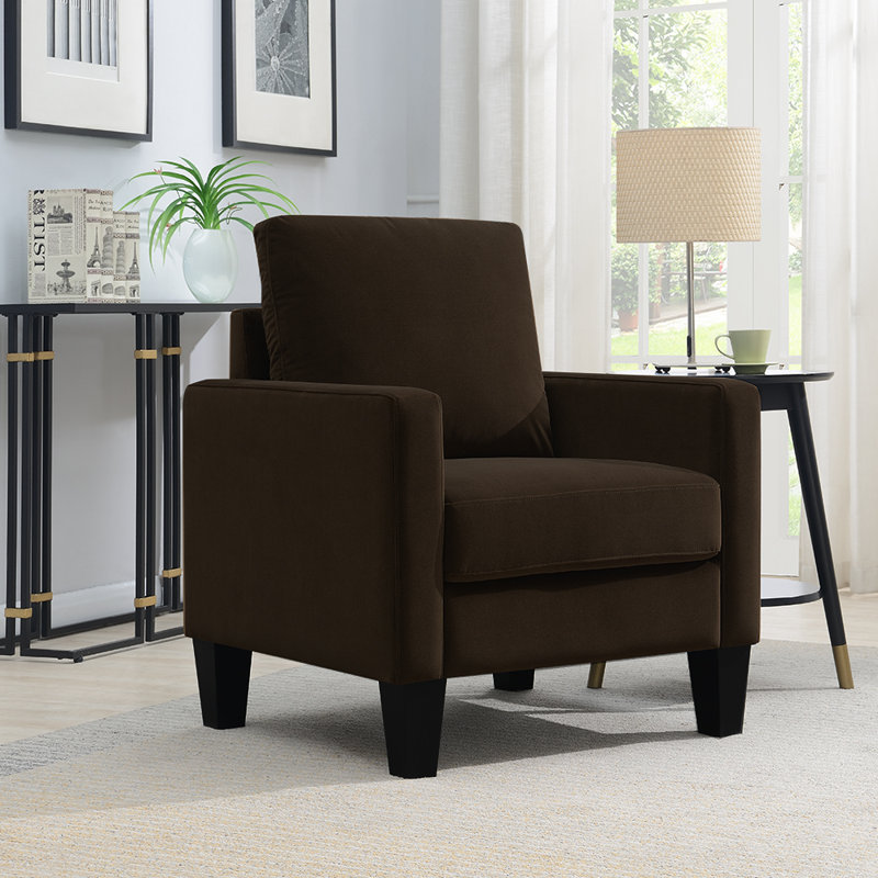 Amatul Upholstered Armchair, Brown