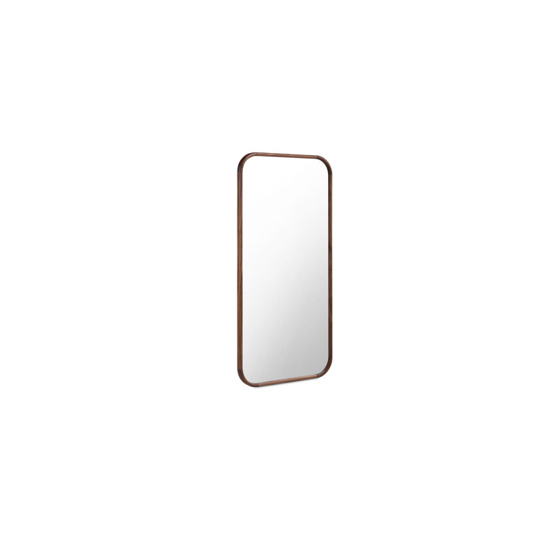 Kai Rectangle Floor Mirror, Brown