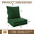 Outdoor Deep Seat Cushion Set – 6.5” Thick, Non-Slip Patio Cushions For Chairs, Sofas, And Couches-950587787